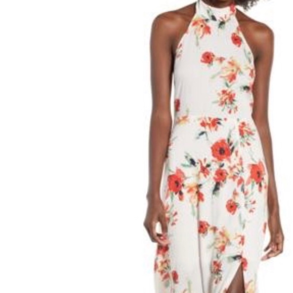 ASTR the label Long Summer Printed dress